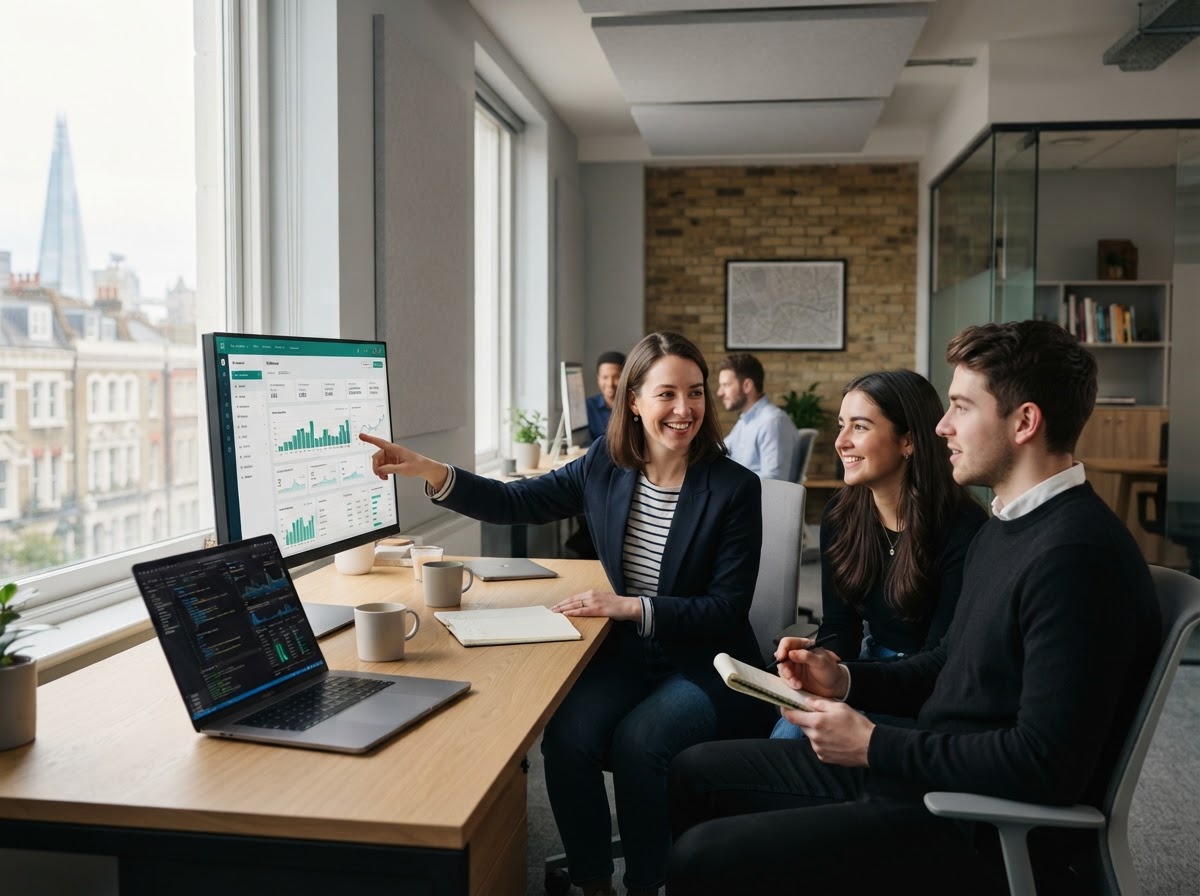 Sidevellop team workspace reviewing freelancer financial data and risk models